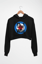 Load image into Gallery viewer, The Who Band Crop HOODIE FOR WOMEN-Black-Ektarfa.online
