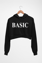 Load image into Gallery viewer, Basic Crop HOODIE FOR WOMEN-Black-Ektarfa.online
