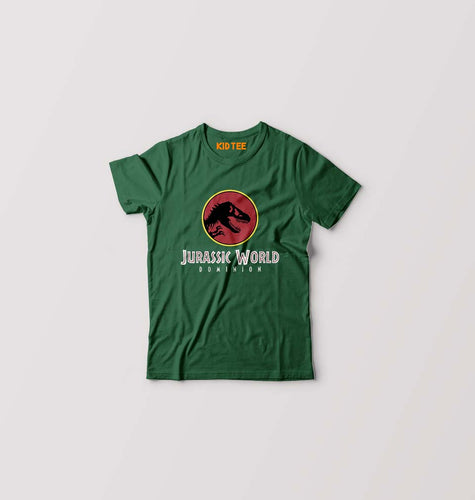 Jurassic World Kids T-Shirt for Boy/Girl-0-1 Year(20 Inches)-Dark Green-Ektarfa.online