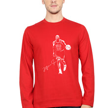Load image into Gallery viewer, Michael Jordan Full Sleeves T-Shirt for Men-RED-Ektarfa.online
