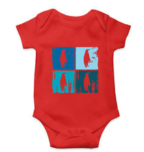 Load image into Gallery viewer, Penguins Kids Romper For Baby Boy/Girl-0-5 Months(18 Inches)-RED-Ektarfa.online
