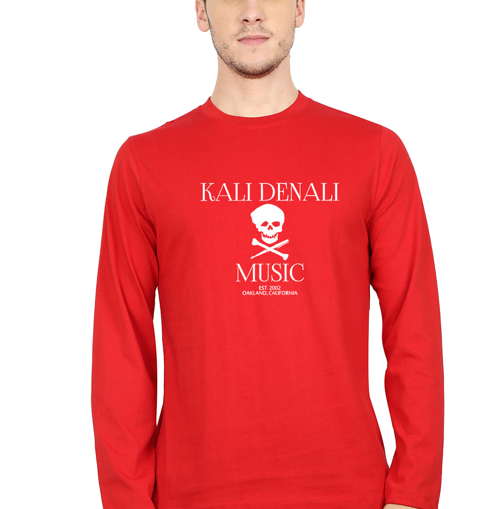 Kali Denali Bohemia Full Sleeves T-Shirt for Men-Red-Ektarfa.online