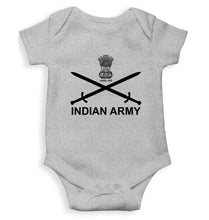 Load image into Gallery viewer, Indian Army Kids Romper For Baby Boy/Girl-0-5 Months(18 Inches)-Grey-Ektarfa.online
