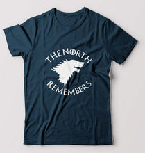 Load image into Gallery viewer, GOT Game Of Thrones North Remembers T-Shirt for Men-Petrol Blue-Ektarfa.online
