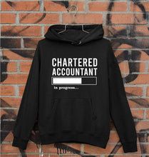 Load image into Gallery viewer, Chartered Accountants(CA) In Progress Unisex Hoodie for Men/Women-Black-Ektarfa.online
