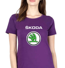Load image into Gallery viewer, Skoda T-Shirt for Women-Purple-Ektarfa.online
