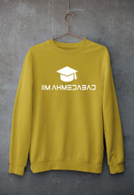 Load image into Gallery viewer, IIM A Ahmedabad Unisex Sweatshirt for Men/Women-Mustard Yellow-Ektarfa.online

