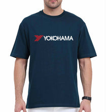 Load image into Gallery viewer, Yokohama Oversized T-Shirt for Men-Petrol Blue-Ektarfa.online
