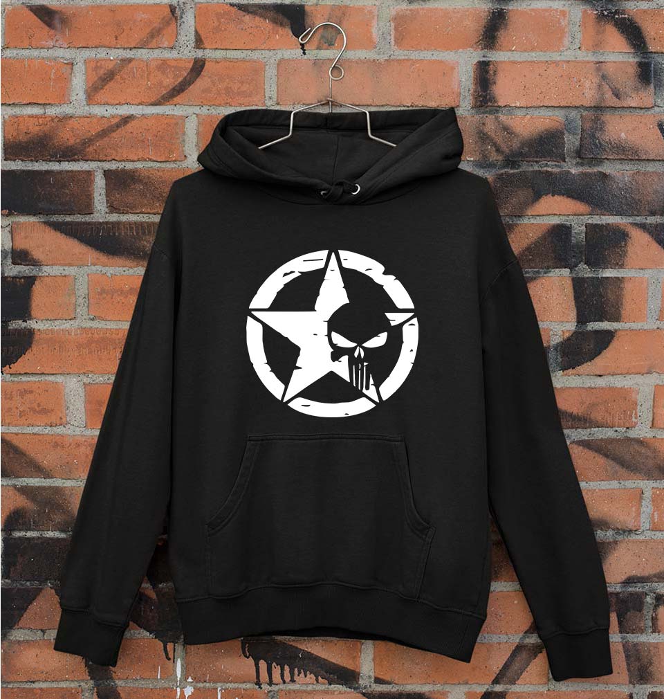 Punisher Unisex Hoodie for Men/Women-Black-Ektarfa.online