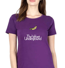 Load image into Gallery viewer, The Velvet Underground T-Shirt for Women-Purple-Ektarfa.online
