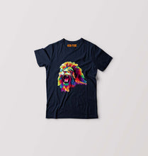 Load image into Gallery viewer, Lion T-Shirt for Boy/Girl-Navy Blue-Ektarfa.online
