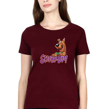 Load image into Gallery viewer, Scooby Doo T-Shirt for Women-Maroon-Ektarfa.online
