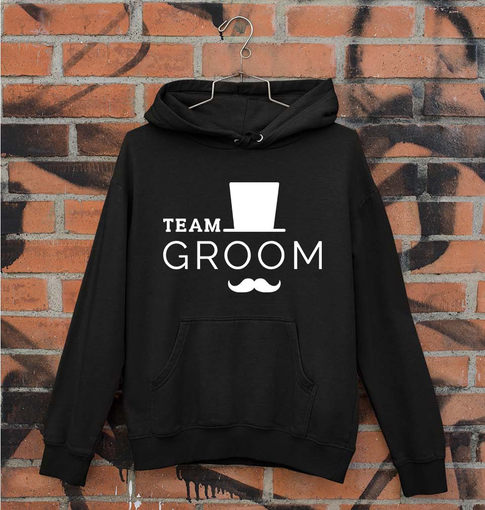 Team Groom Unisex Hoodie for Men/Women-Black-Ektarfa.online