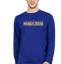 Load image into Gallery viewer, The Mandalorian Full Sleeves T-Shirt for Men-Royal Blue-Ektarfa.online
