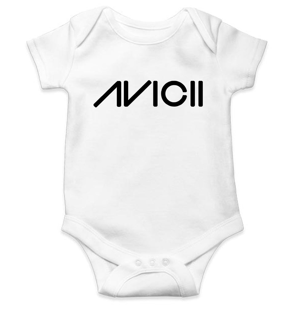 AVICII Kids Romper For Baby Boy/Girl-0-5 Months(18 Inches)-White-Ektarfa.online