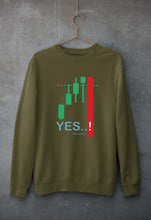 Load image into Gallery viewer, Share Market(Stock Market) Unisex Sweatshirt for Men/Women-Olive Green-Ektarfa.online

