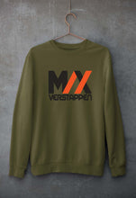 Load image into Gallery viewer, Max Verstappen Unisex Sweatshirt for Men/Women-S(40 Inches)-Olive Green-Ektarfa.online
