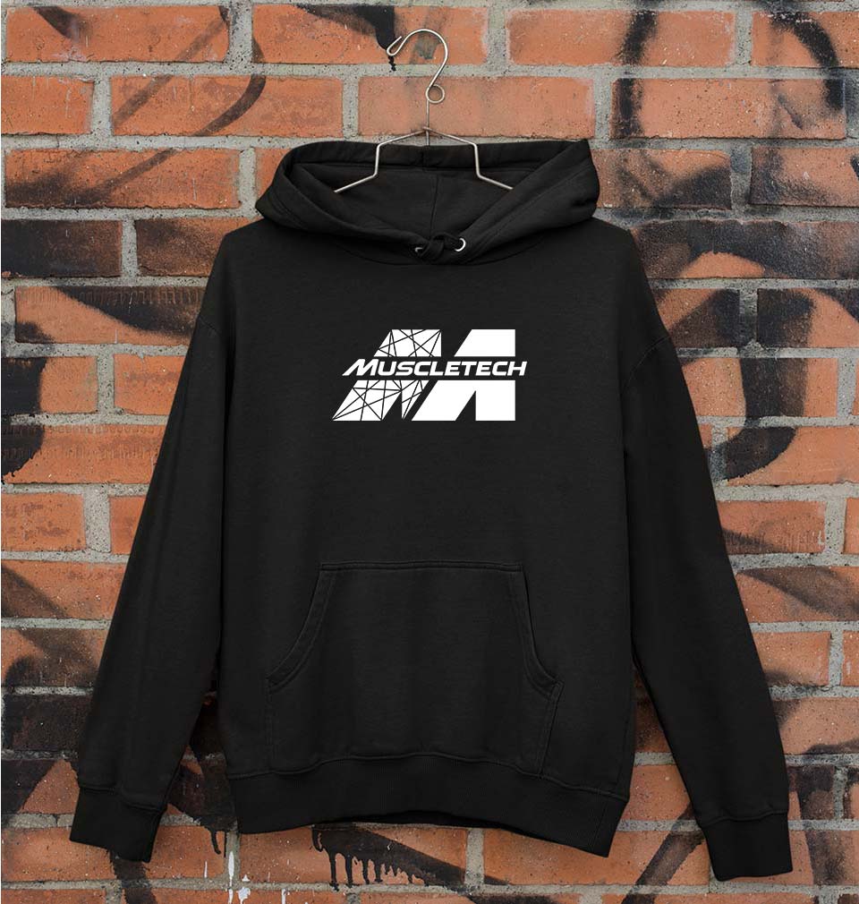 Muscletech Unisex Hoodie for Men/Women-Black-Ektarfa.online