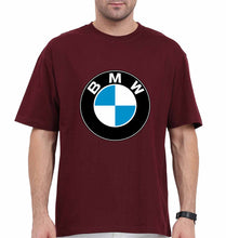 Load image into Gallery viewer, BMW Oversized T-Shirt for Men-Maroon-Ektarfa.online
