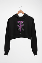 Load image into Gallery viewer, Undertaker WWE Crop HOODIE FOR WOMEN-Black-Ektarfa.online
