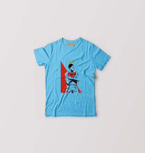 Load image into Gallery viewer, Kylian Mbappé Kids T-Shirt for Boy/Girl-Light Blue-Ektarfa.online
