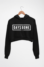 Load image into Gallery viewer, Days Gone Crop HOODIE FOR WOMEN-Black-Ektarfa.online
