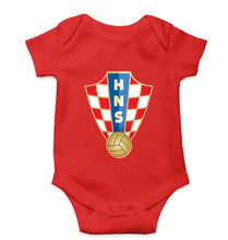Load image into Gallery viewer, Croatia Football Kids Romper For Baby Boy/Girl-Red-Ektarfa.online

