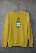Load image into Gallery viewer, Indian Air Force Army Unisex Sweatshirt for Men/Women-Mustard Yellow-Ektarfa.online
