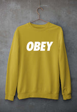 Load image into Gallery viewer, Obey Unisex Sweatshirt for Men/Women-Mustard Yellow-Ektarfa.online
