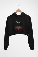 Load image into Gallery viewer, Mahakal Mahadev Bholenath Shiva Shivji Crop HOODIE FOR WOMEN-Black-Ektarfa.online
