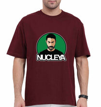 Load image into Gallery viewer, Nucleya Oversized T-Shirt for Men-Maroon-Ektarfa.online

