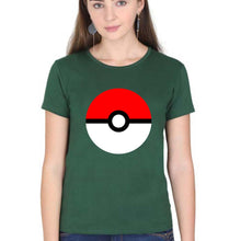 Load image into Gallery viewer, Pokémon T-Shirt for Women-Dark Green-Ektarfa.online
