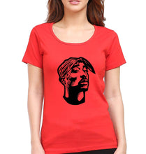 Load image into Gallery viewer, Tupac 2Pac T-Shirt for Women-Red-Ektarfa.online

