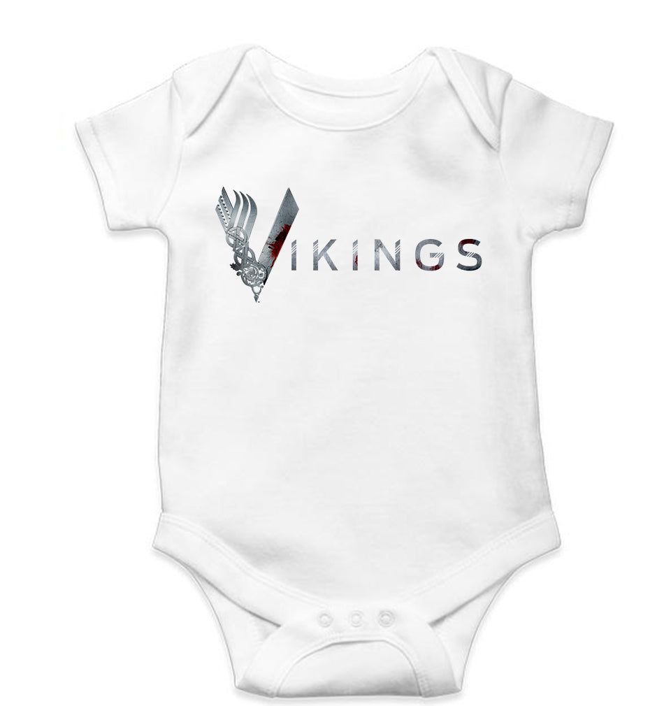 Vikings Kids Romper For Baby Boy/Girl-White-Ektarfa.online