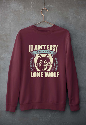 Wolf Unisex Sweatshirt for Men/Women-Maroon-Ektarfa.online