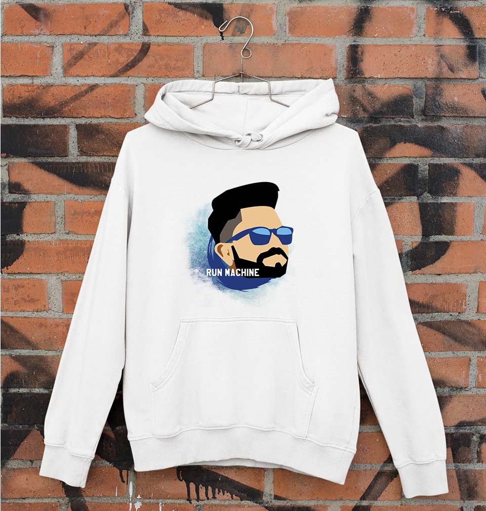 Virat Kohli Unisex Hoodie for Men/Women-White-Ektarfa.online