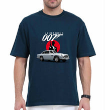 Load image into Gallery viewer, James Bond (007) Oversized T-Shirt for Men-Petrol Blue-Ektarfa.online
