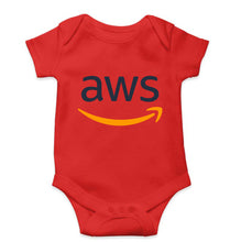 Load image into Gallery viewer, Amazon AWS Kids Romper For Baby Boy/Girl-0-5 Months(18 Inches)-Red-Ektarfa.online
