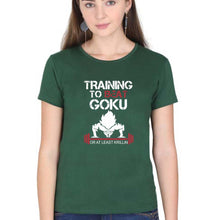 Load image into Gallery viewer, Goku Gym T-Shirt for Women-Dark Green-Ektarfa.online
