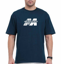 Load image into Gallery viewer, Muscletech Oversized T-Shirt for Men-Petrol Blue-Ektarfa.online
