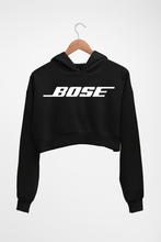 Load image into Gallery viewer, Bose Crop HOODIE FOR WOMEN-Black-Ektarfa.online
