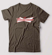 Load image into Gallery viewer, Budweiser T-Shirt for Men-Olive Green-Ektarfa.online
