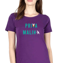 Load image into Gallery viewer, Priya Malik T-Shirt for Women-Purple-Ektarfa.online
