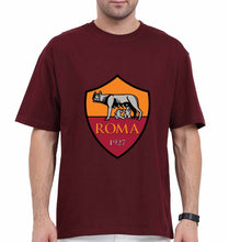 Load image into Gallery viewer, A.S. Roma Oversized T-Shirt for Men-Maroon-Ektarfa.online
