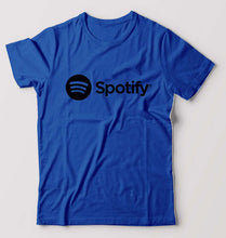Load image into Gallery viewer, Spotify T-Shirt for Men-Royal Blue-Ektarfa.online
