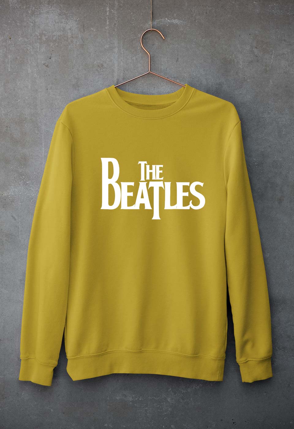 Beatles Unisex Sweatshirt for Men/Women-Mustard Yellow-Ektarfa.online