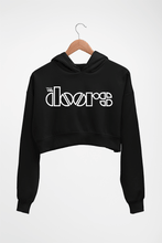 Load image into Gallery viewer, The Doors Crop HOODIE FOR WOMEN-Black-Ektarfa.online
