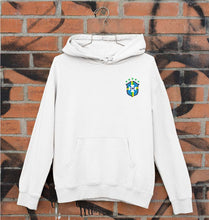 Load image into Gallery viewer, Brazil Football Unisex Hoodie for Men/Women-White-Ektarfa.online
