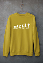 Load image into Gallery viewer, Violin Evolution Unisex Sweatshirt for Men/Women-Mustard yellow-Ektarfa.online
