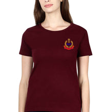 Load image into Gallery viewer, BSF Army T-Shirt for Women-Maroon-Ektarfa.online
